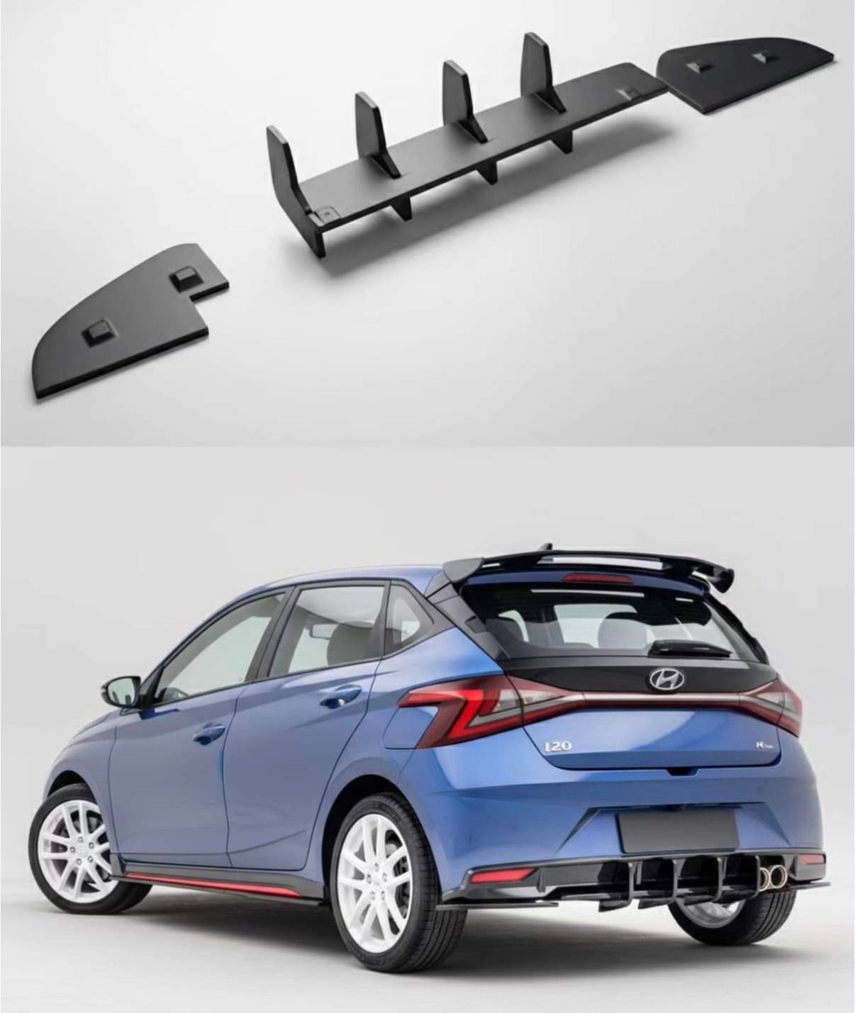 4 fin Diffuser for I20 N-Line