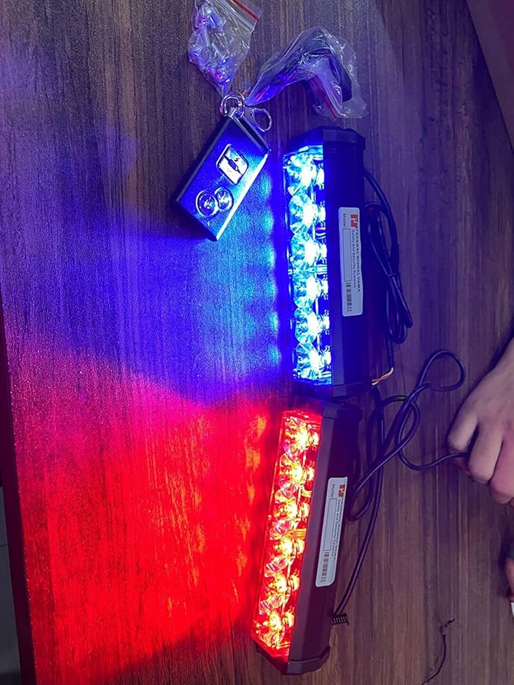 Federal Flashers RED, BLUE, WHITE with 20+ modes and wireless remotes