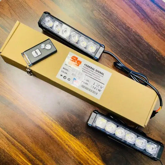 Federal Flashers RED, BLUE, WHITE with 20+ modes and wireless remotes