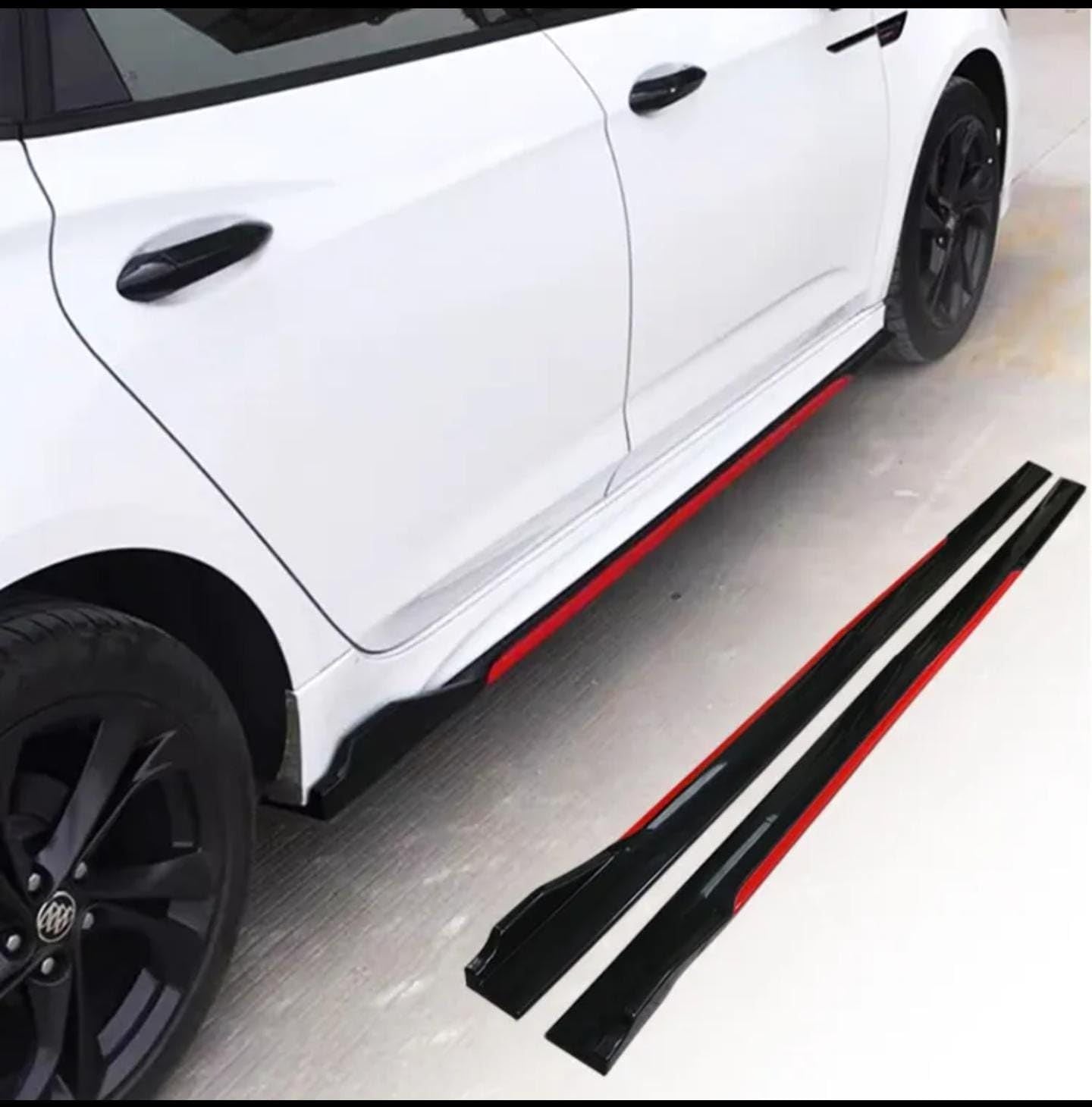 240 cm Full length Adjustable Sideskirts / Side splitter (universal)