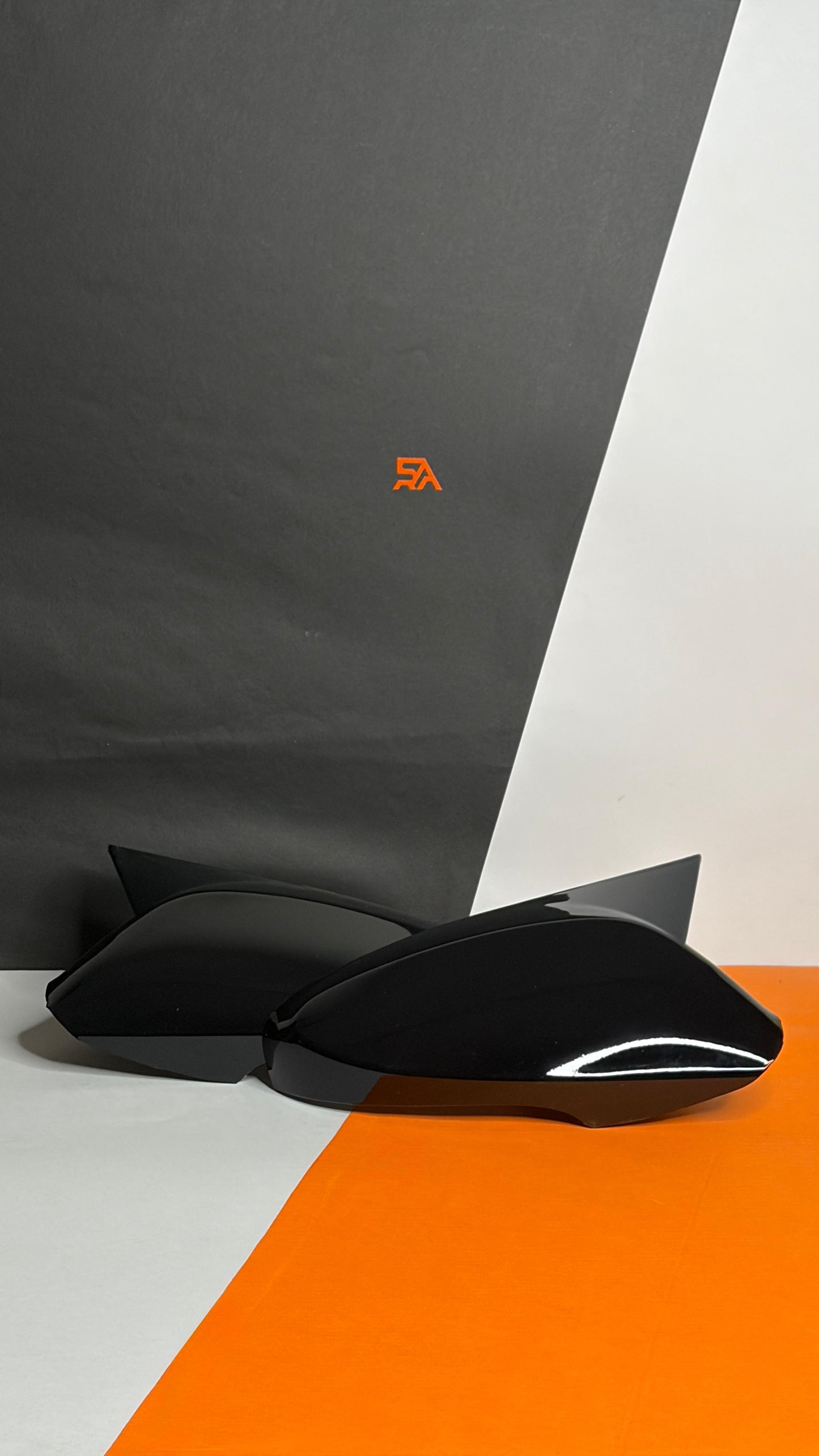 Shark sereis mirror caps for Verna Fluidic, first gen Eelantra